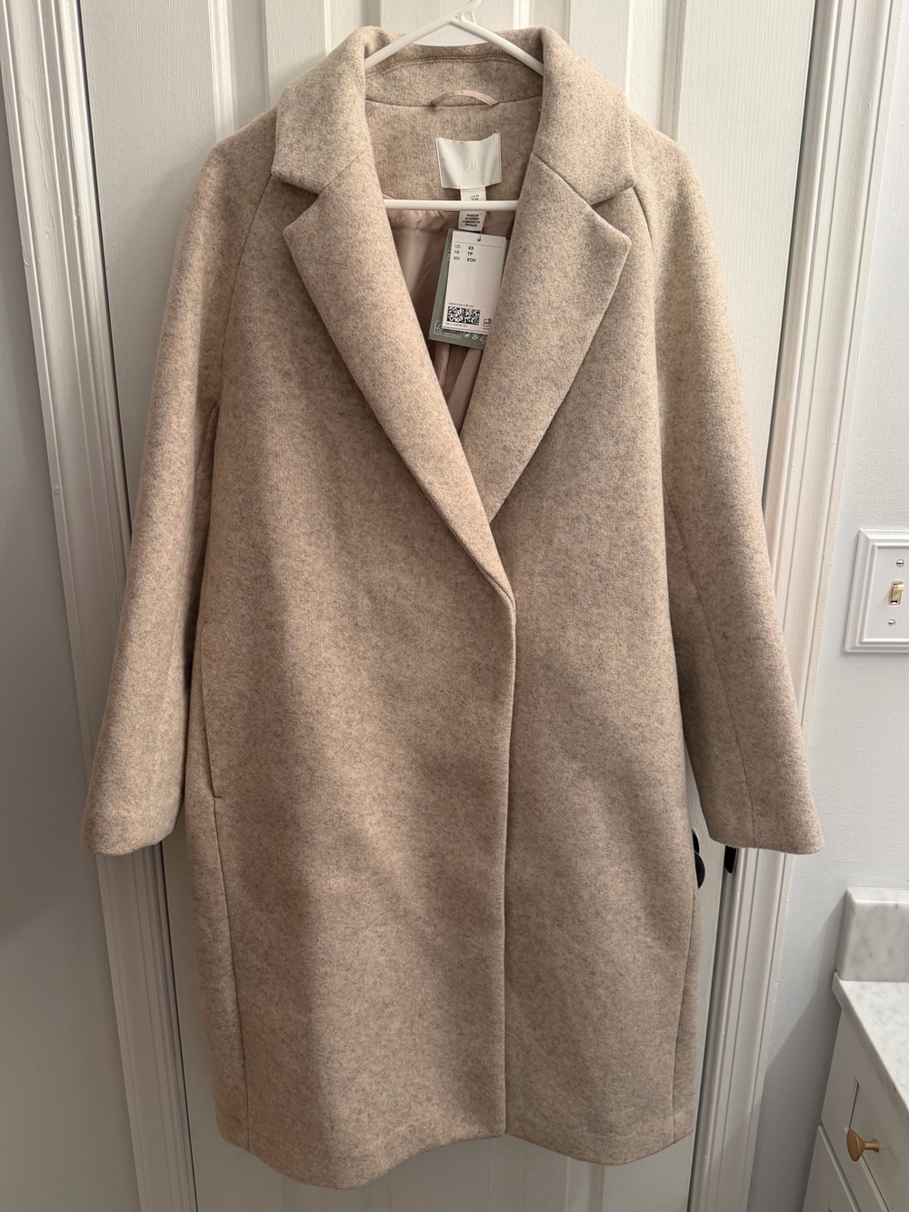 NWT H&M Double-Breasted Coat - Size XS